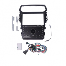 Ford Explorer 2011-2019 10-Inch In-Dash 2-DIN Car GPS Navigation Stereo with Radio Fascia Panel Frame