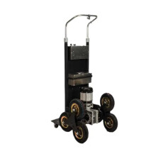 Foldable Electric Stair Climber Trolley: 6-Wheel Tracked Transporter for Effortless Moving