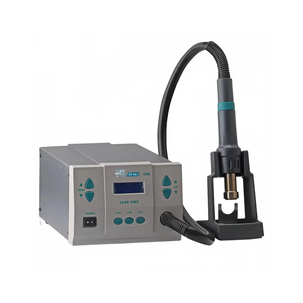 St 861 Lead-Free Adjustable Hot Air Gun Rework Station - 1000W 220V For Phone & Cpu Chip Repair (Comparable To Quick 861Dw) 726084415720