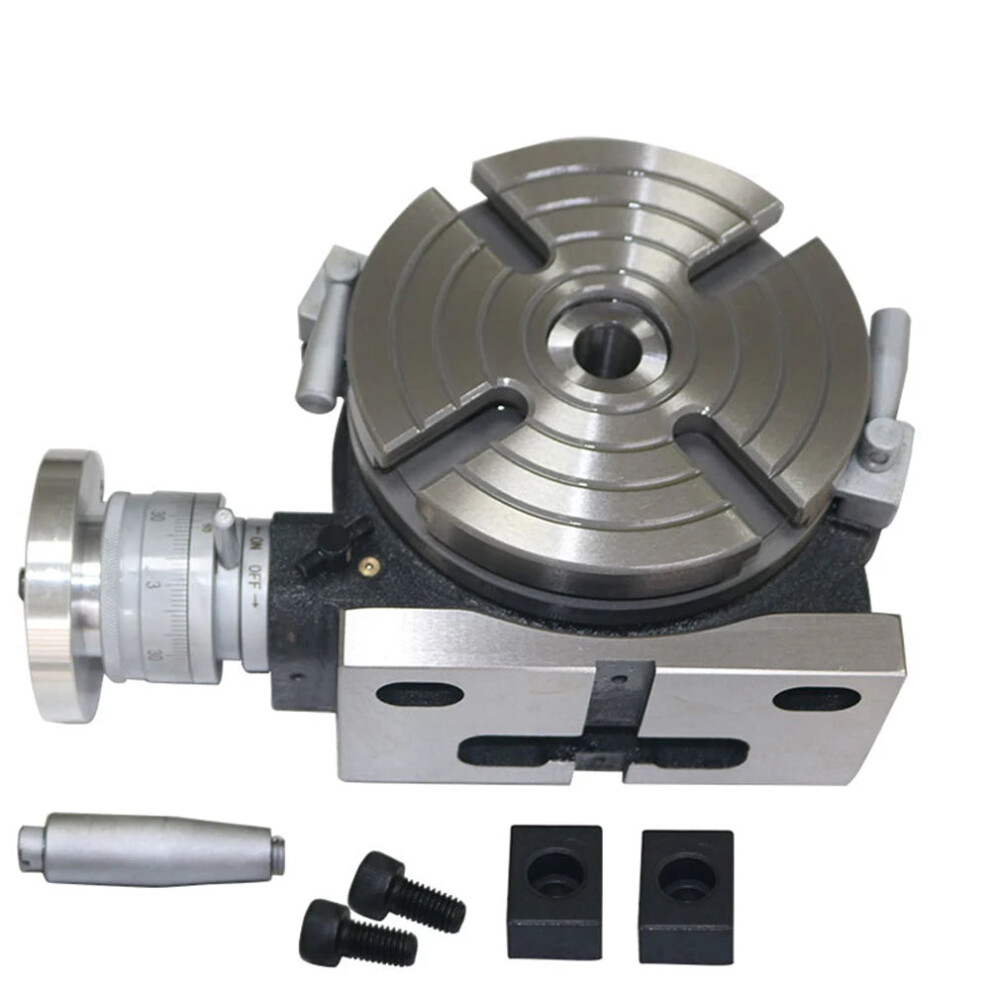 High Precision 150Mm Hv6 Dual-Purpose Rotary Table For Vertical & Horizontal Milling Machines 7445019060011
