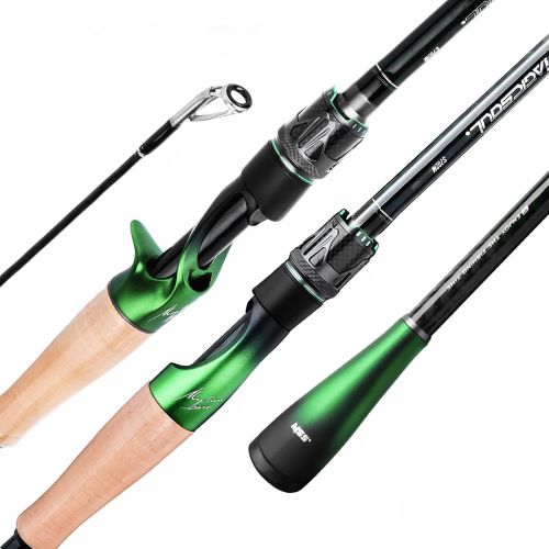 Toray 36-tons full carbon bas spinhengel met Fuji A-geleiders