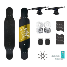 Four Leaf Clover Professional Longboard: Perfect for Beginners & Commuters - I for Street, Road, & Dance Skateboarding