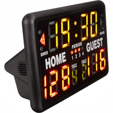 BSN SSG Perel Draagbaar Elektronisch Indoor Basketbal Scorebord met Afstandsbediening