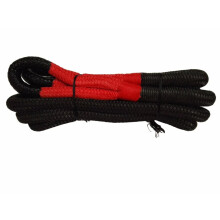 Heavy-Duty 25mm x 30ft Kinetic Recovery Rope - Double Braided Nylon Tow Rope with
