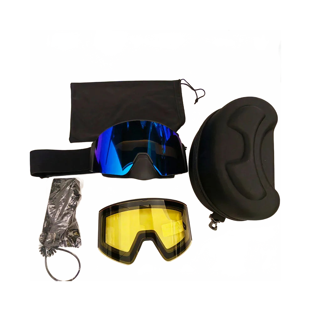 Custom Magnetic Lens Heated Anti-Fog Otg Goggles For Snowmobiling & Skiing 313034918914