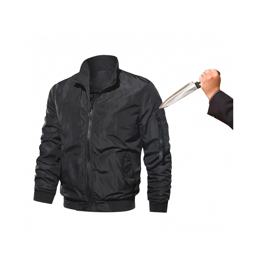 Ultimate Self-Defense Stab-Proof Tactical Jacket - Flexible, Knife-Resistant, Military-Grade Protection With Invisible Cut-Proof Collar 313022494475
