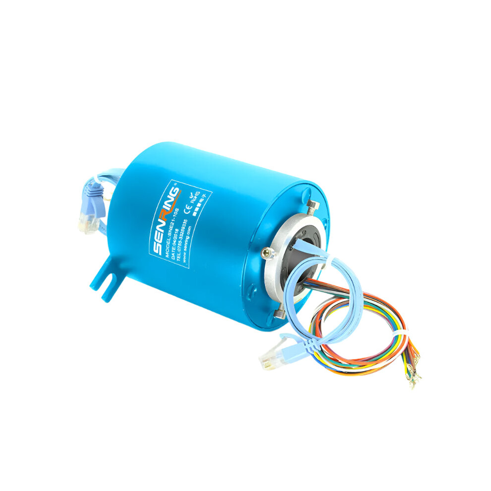 Compact Gigabit Ethernet Rotary Joint With 25.4Mm Bore - High-Speed 1000M Signal Transmission 313091250255