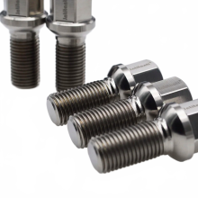 GR5 Titanium Wheel Rim Screws Bolt M14x1.5x28mm for VW Audi - Ball Seat