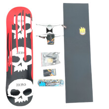 Zero 7-Layer Canadian Maple Professional Skateboard Complete - Double Rocker Design in Multiple Sizes