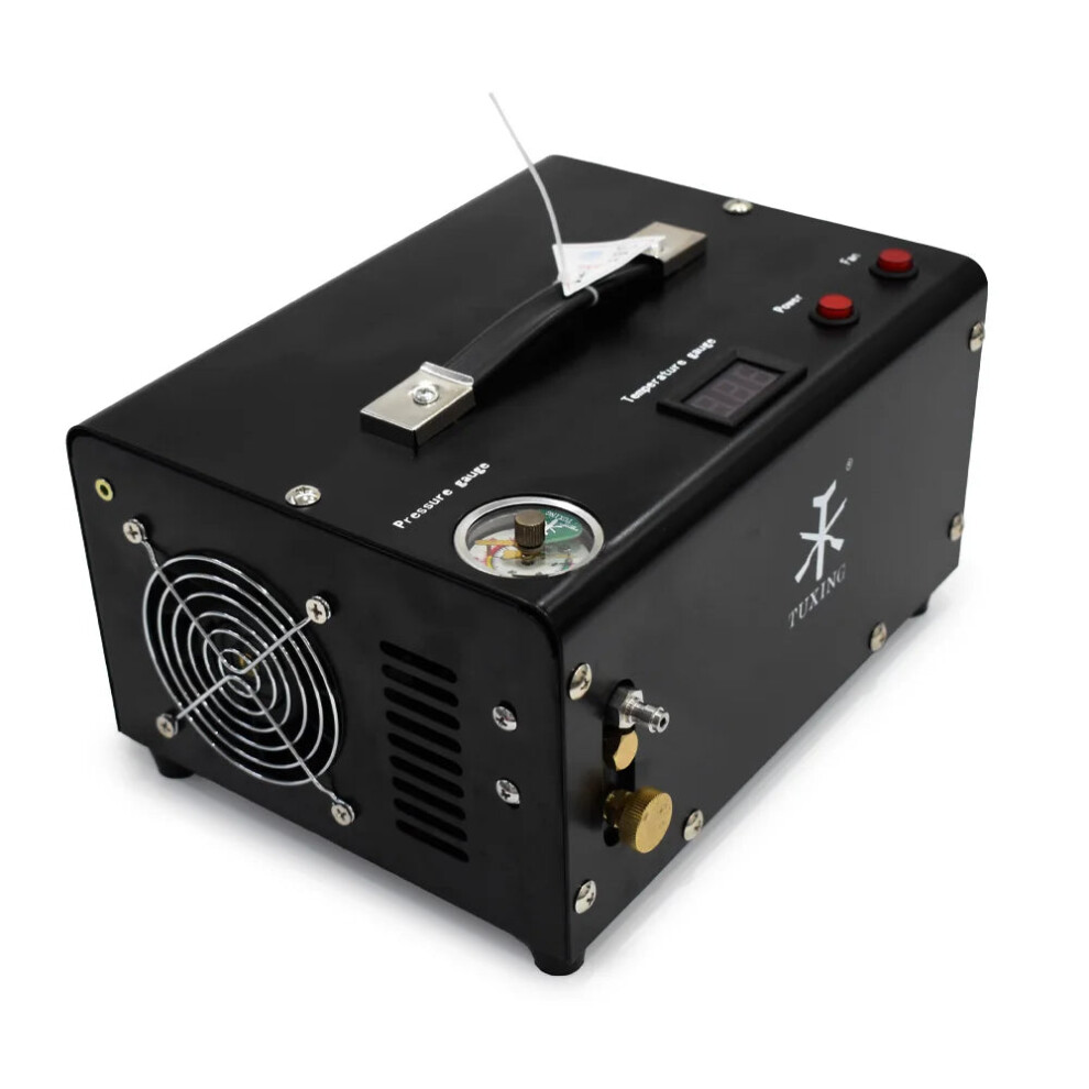 Tuxing Txet061 300Bar 4500Psi Pcp Air Compressor With Built-In Drain System For High-Pressure Pcp Air Rifles 313041579504