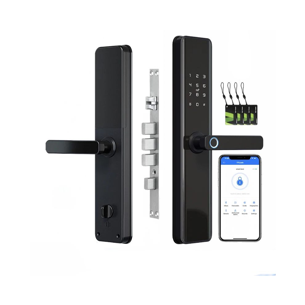 Smart Fingerprint Wifi Door Lock With Bluetooth & Biometric Security 7445041261288