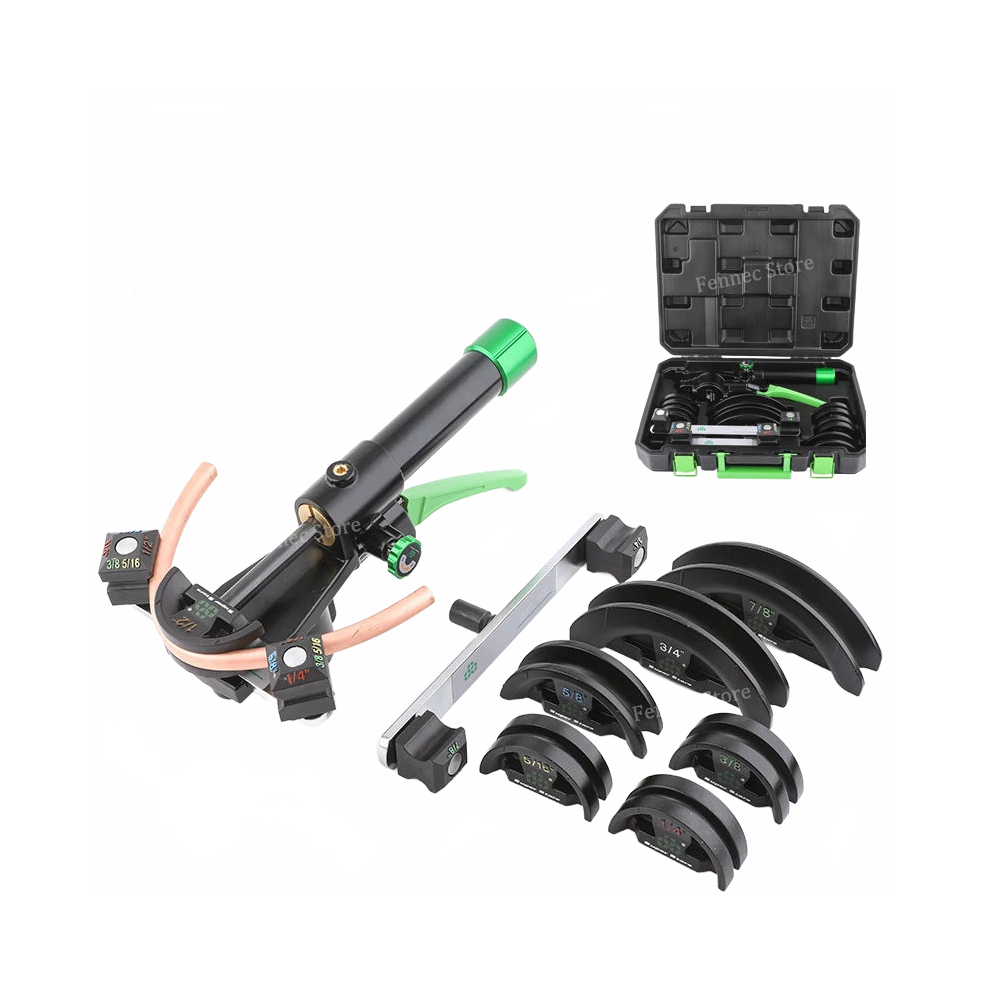 Dszh St-Y999 Manual Hydraulic Copper Pipe Bending Machine For Air Conditioning - 6-22Mm Combination Bender Set 744759119384