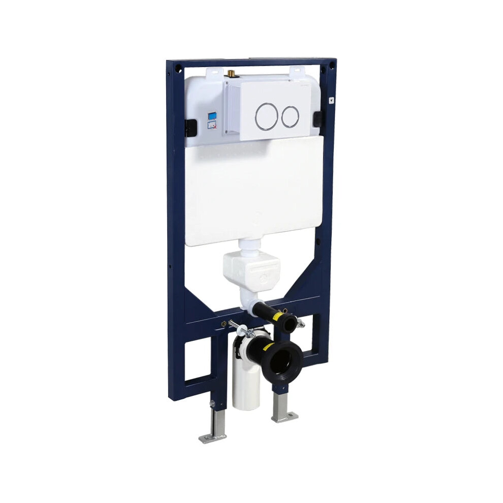 Ultra-Thin Concealed Wall-Mounted Toilet Cistern With Hidden Bracket For Efficient Flushing And Wall Drainage 726084320277