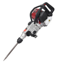 Versatile 4-Stroke Gasoline Percussion Drill for Concrete & Rock - Portable and Powerful Drilling Tool