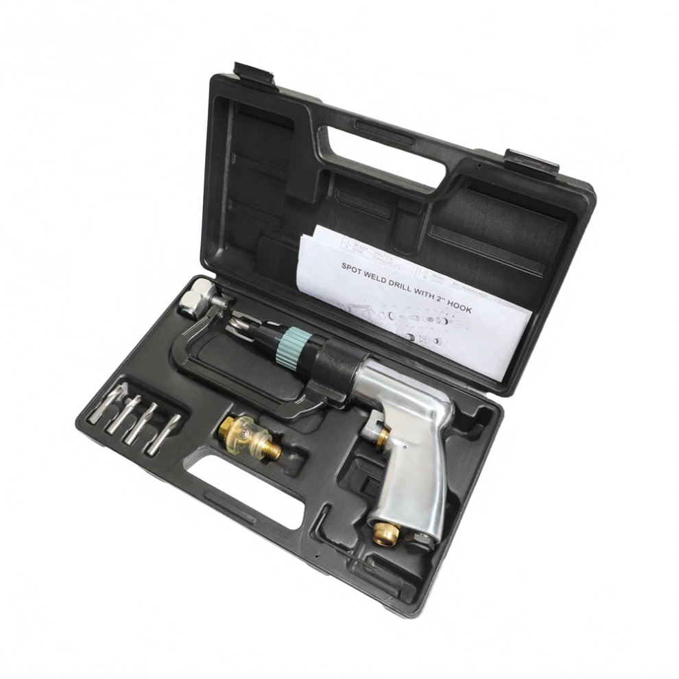 Pneumatic Air Spot Weld Drill Kit With 2X 6.5Mm & 2X 8Mm Drill Bits 313022050053
