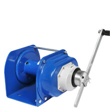 Heavy Duty 125KN Self-Locking Hand Winch - Manual Hoist for Small Crane & Tractor Applications (Wire Rope Not Included)