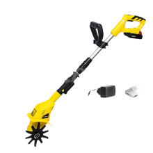 Cordless 20V Handheld Garden Tiller & Rotary Cultivator - Professional Portable Power Tool for Efficient Gardening