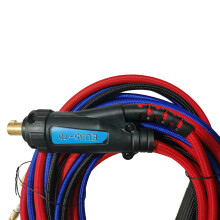 WP20 8M TIG Torch with Swivel Head & Soft Hose, Water-Cooled Gun, 35-70 Euro Connector
