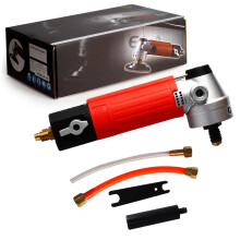 Compact Side Exhaust Air-Powered Stone Polisher with M14/5/8-11 Thread for Precision Grinding & Polishing