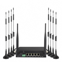 Industrial Dual SIM Bonding Router: Unlocked WiFi 6 OpenVPN Router with 4G/5G SIM Card Support for Car and Home
