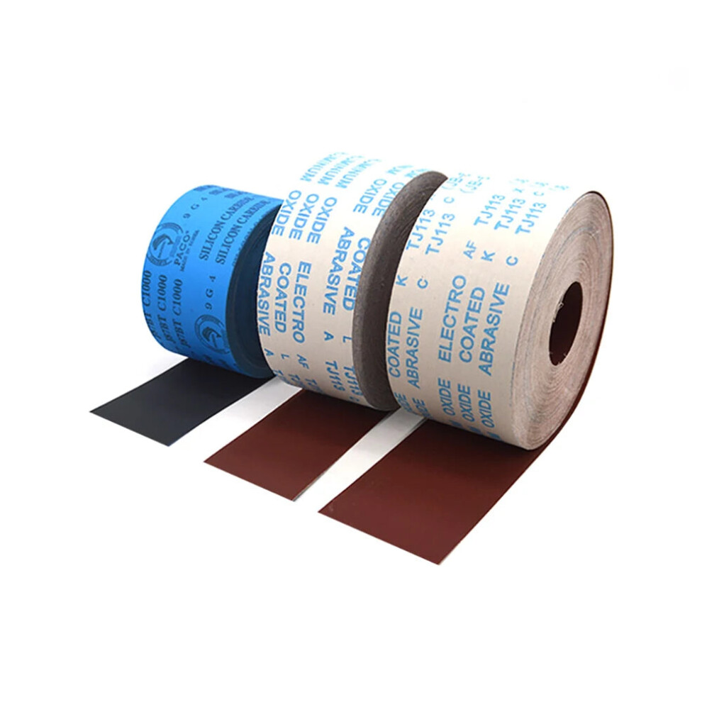 Premium 600 Grit Aluminum Oxide Emery Cloth Roll - 2X50m Wet/Dry Sandpaper, 4 Wide 726084780231
