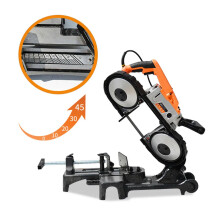 Compact 1100W Band Saw Machine - 220V Household Woodworking & Metal Cutting Tool