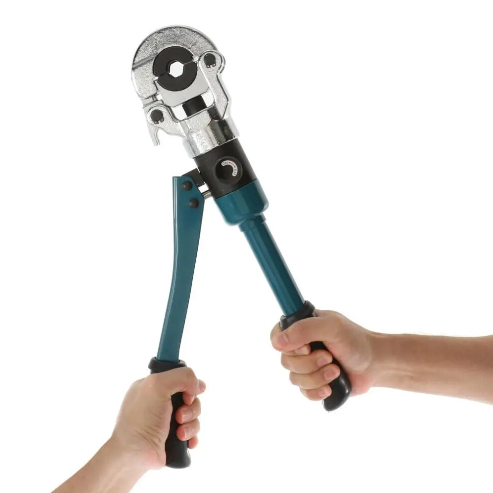 Precision Hydraulic Copper Tube Crimping Tool With Interchangeable Dies For Efficient Plumbing And Fitting 313049467476