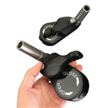 Alpha 2-Piece Tennis & Badminton Stringing Machine Clamps with Gravity Release, 360 Rotating Base, 12.2mm Accessories