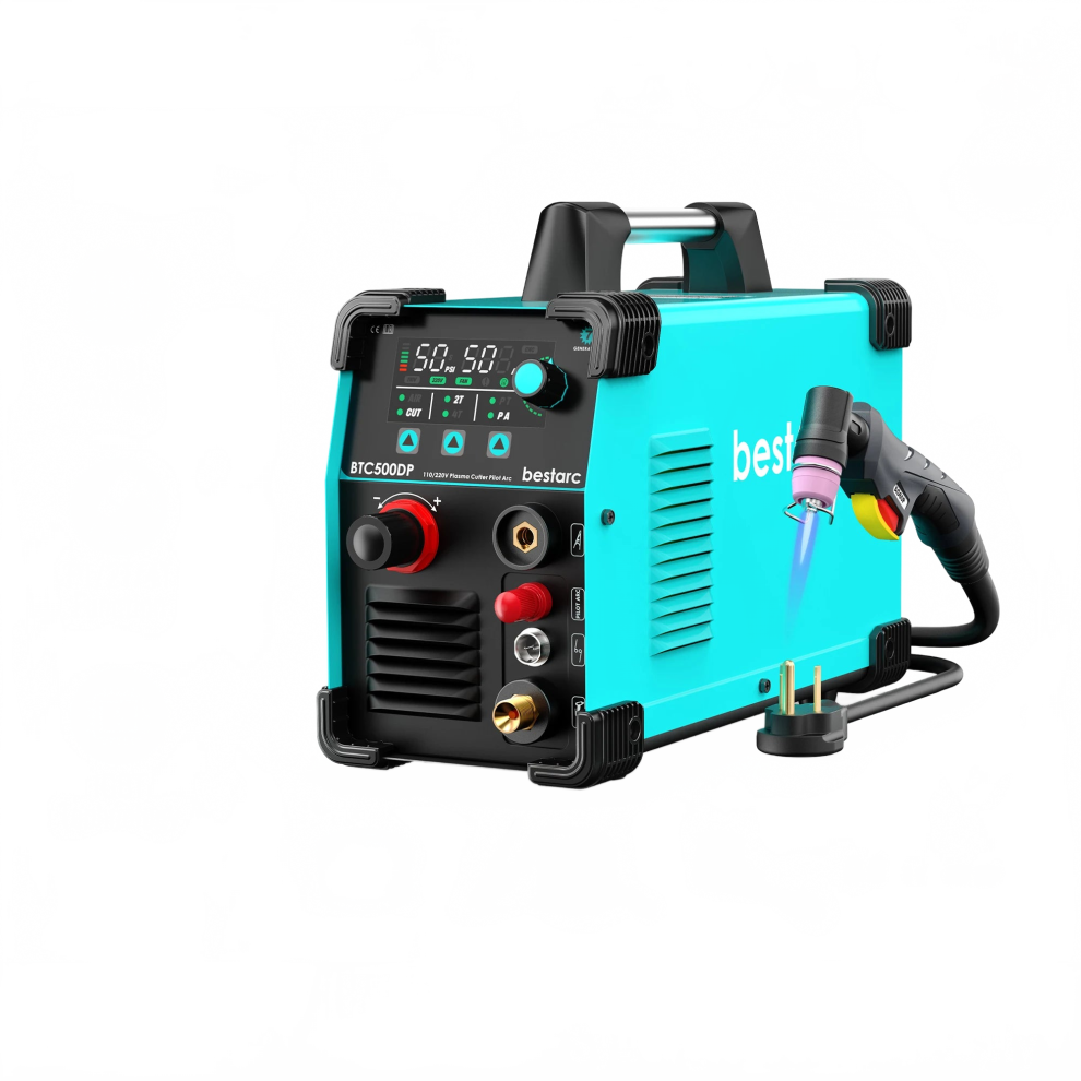 Bestarc Btc500dp 7Th Gen Plasma Cutter - 50 Amps, Pilot Arc, Digital Display, Single Phase 220V 313042727713