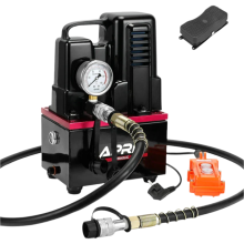 High Voltage Electric Hydraulic Pump with Manual Foot Switch - Model QQ 700