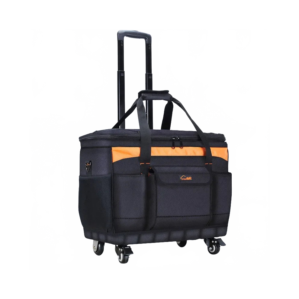 Professional Large Capacity Electrician's Tool Bag - Portable Canvas Trolley Suitcase For Men's Hardware Storage 313097121108