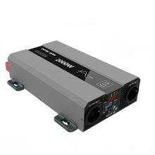 Datouboss 2000W zuivere sinusomvormer, 24V/12V DC naar 220V AC, EU-stopcontact met type C USB en LCD-scherm