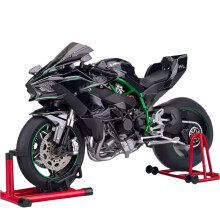 Kawasaki H2R Diecast Motorcycle Model - Dynamic Alloy Metal, Sprayable & Bootable - Perfect DIY Ornament Gift for Boys