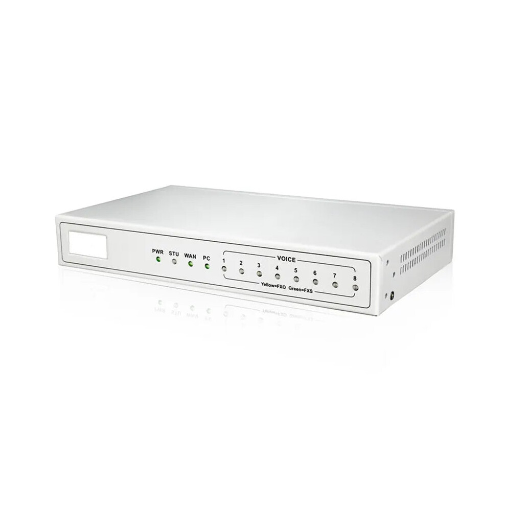 Newrock 4-Fxs 4-Fxo Elastix Asterisk Compatible Ata: Enterprise-Grade Sip Voip Gateway For Smes White 744759992703