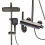 Luxury Brass Shower Head Set with Digital Temperature Display & Mirror Finish 1