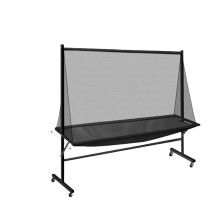 Portable Table Tennis Ball Collector with Large Net for Indoor Multi-Ball Practice