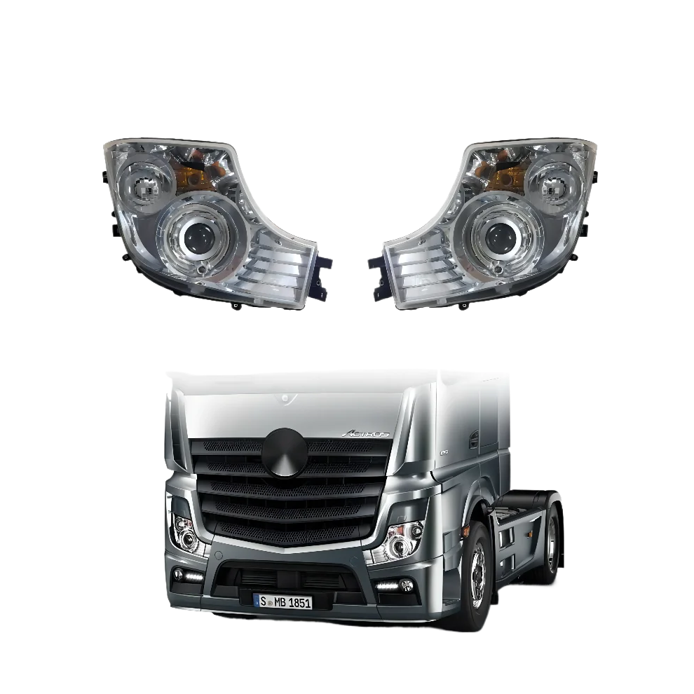 24V Mercedes-Benz Actros Mp4 Truck Headlamp - Model A9608200539/A9608200439 313035872819