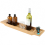 Luxury Bamboo Bathtub Tray: Waterproof Bath Board with Storage Compartments 1