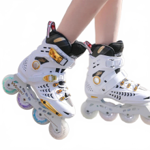 Professional Inline Roller Skates for Adults - Stylish Campus Design for Beginners, Men & Women