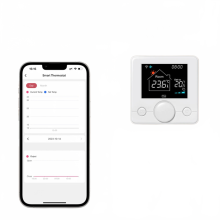 WiFi Smart Thermostat with Weekly Programming, Child Lock, Temperature Control for Wall-Hung Boilers, Voice & App Enabled