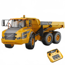 Electric RC Construction Set: Double E E591 Excavator & Bulldozer with Forklift - 1:20 Scale Remote Control Vehicles for Kids