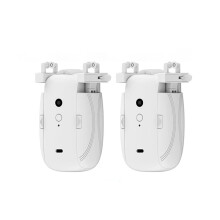 Smart Bluetooth Curtain Robot Set - Automatic T/U Rail Track Opener with Remote Control (2-Pack)