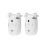 Smart Bluetooth Curtain Robot Set - Automatic T/U Rail Track Opener with Remote Control (2-Pack) 1