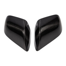 Tesla Model Y & Model 3 Carbon Fiber Side Mirror Cover - 2023/2022/2017 Rearview Protection Accessory