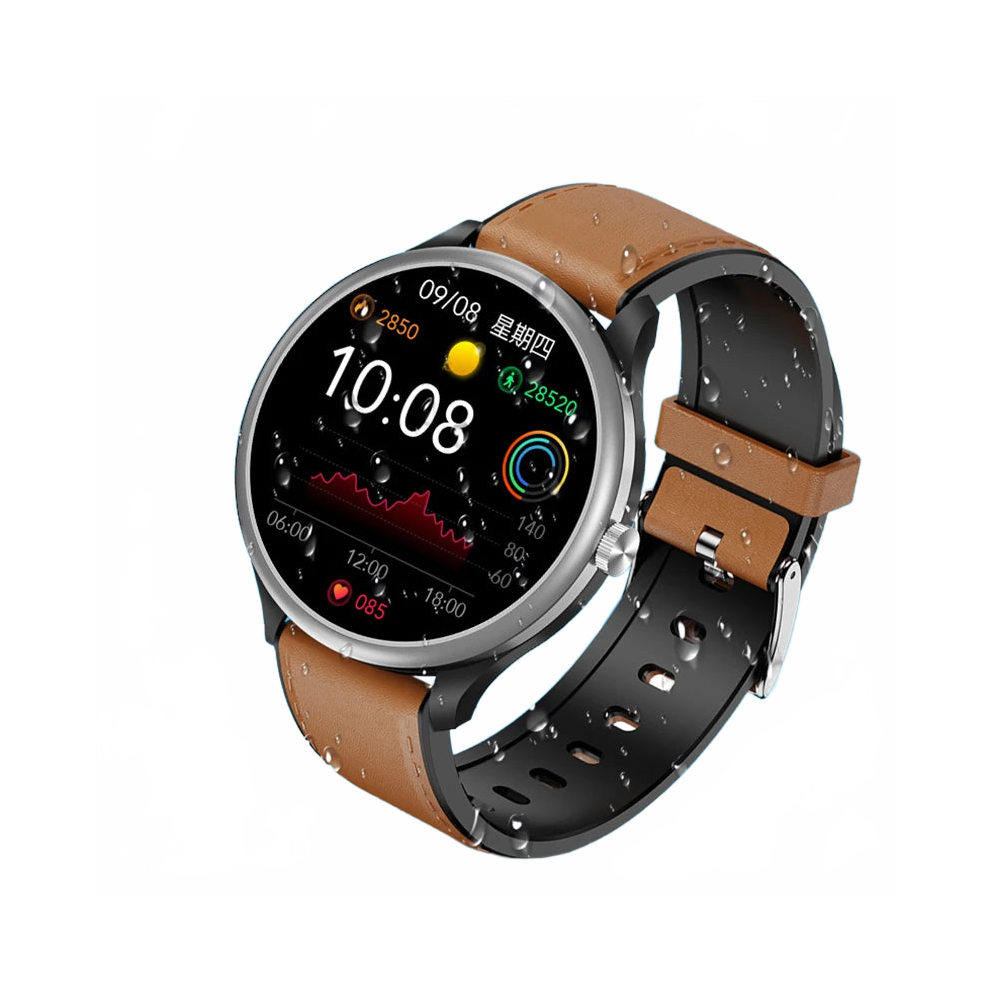 Ultimate Men's Health Smartwatch: Blood Glucose, ECG, PPG, Body Temperature, Blood Oxygen & Heart Rate Monitor