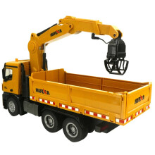 Huina 1575 1:14 RC Engineering Dump Truck - Remote Control Construction Vehicle with Super Power Electric Loader - Perfect Gift for Kids