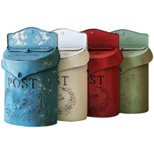Vintage Courtyard Outdoor Mailbox Decoration - Handmade Hanging Post Box Garden Ornament