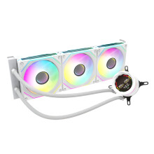 AiCooler Liquid CPU Water Cooler with 120mm ARGB PWM Fan and Temperature Display for Intel & AMD