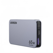 UGREEN 65W GaN USB-C Fast Charger for iPhone 16/15/14 Pro, MacBook, and Tablets - Quick Charge 4.0/3.0 & PD 3.0 Compatible