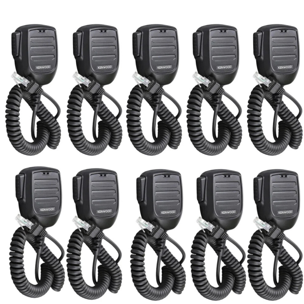 10-Pack Kmc-60 Handheld Microphones For Kenwood Nx & Tk Series Radios 744759203854